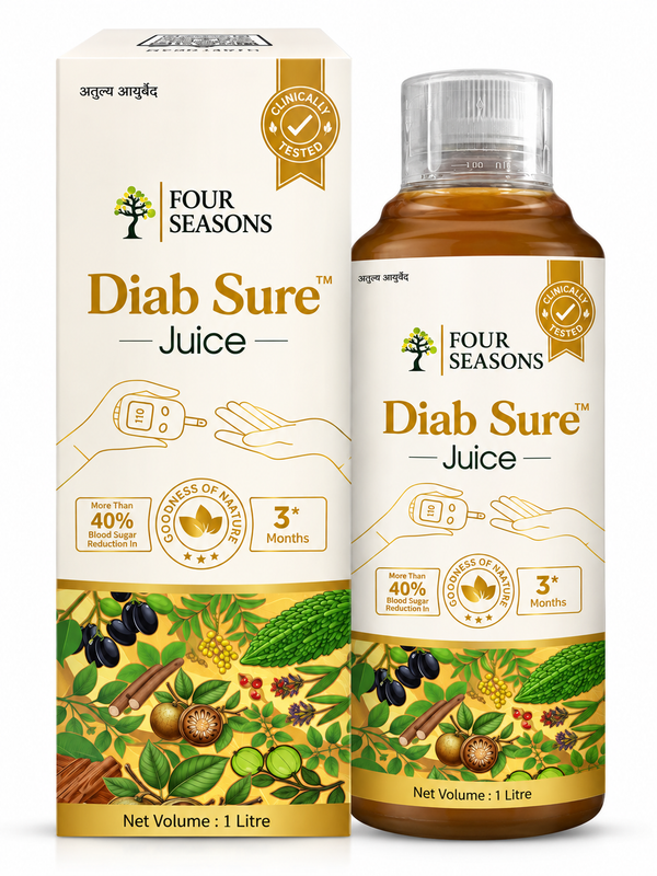 Four Seasons Clinically Tested Diab Sure Herbal Wellness Juice – 1 Litre