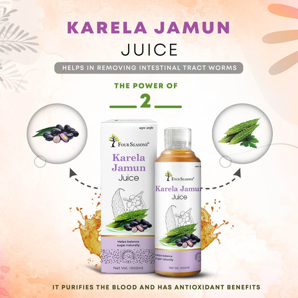Karela Jamun Juice - Four Seasons Ayurveda