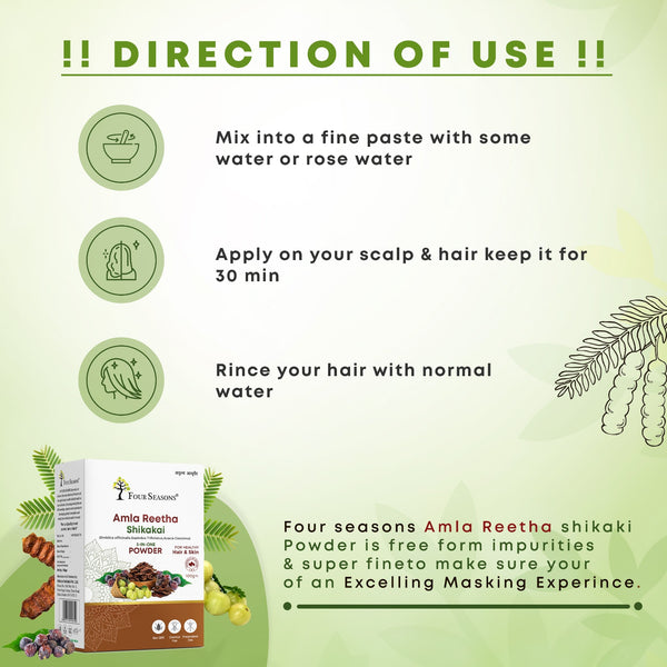 Amla Reetha Shikakai Powder