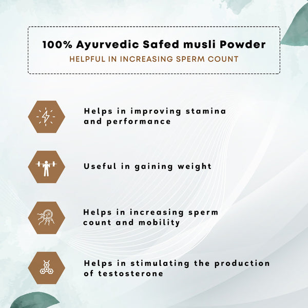 Safed Musli Powder 100gm - Four Seasons Ayurveda