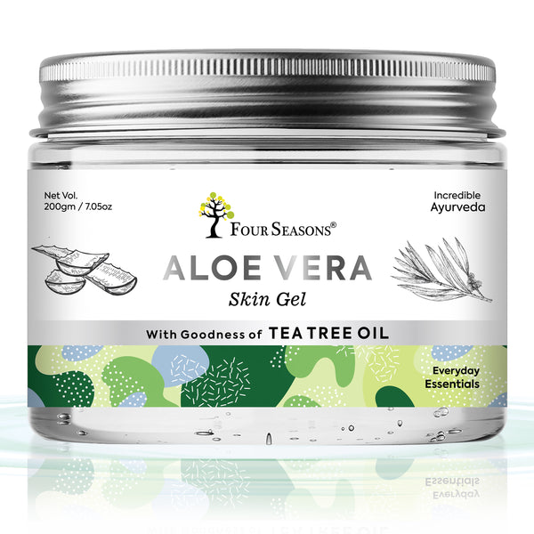 Aloevera Gel With Goodness Of Tea Tree Oil 200gm - Four Seasons Ayurveda