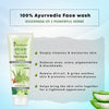 BUY Anti Acne Ayurvedic Facewash ( Pack Of 2 ) & GET 1 Aloe vera Skin Gel 200gm FREE - Four Seasons Ayurveda