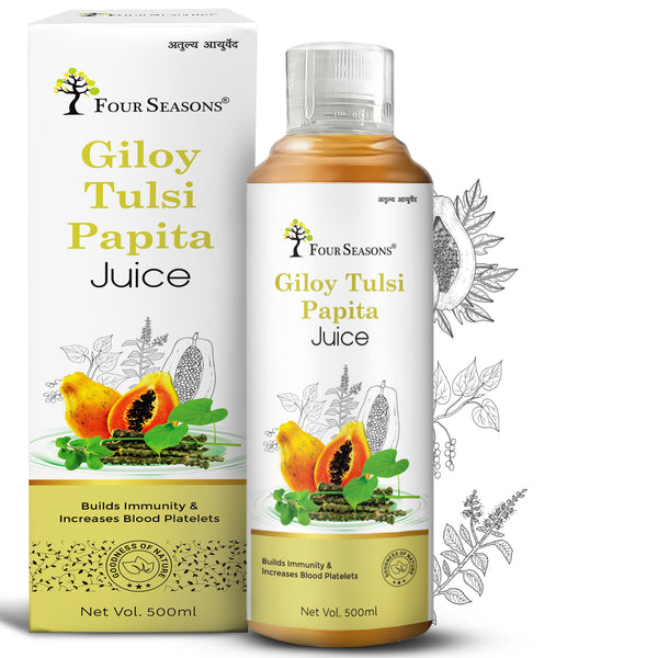 Giloy Tulsi Papita Juice - Four Seasons Ayurveda