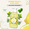 Lemon Tulsi & Aloevera | Deep Cleansing Ayurvedic Handwash 250ml + 250ml | Combo Pack of 2 - Four Seasons Ayurveda