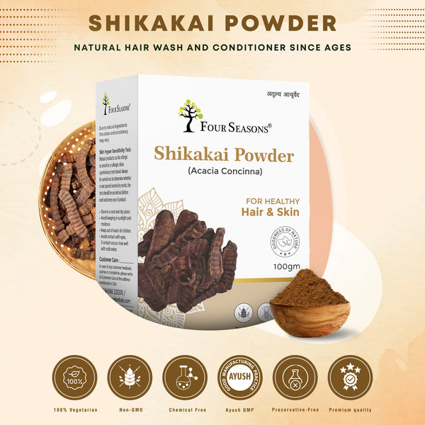 Shikakai Powder - Four Seasons Ayurveda