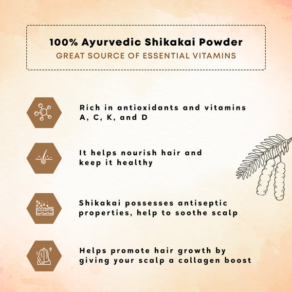 Shikakai Powder - Four Seasons Ayurveda