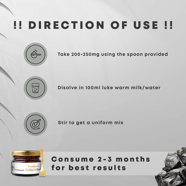 Four Seasons HIMALAYA SHILAJIT RESIN | Enriched with Kesar & Swarna Bhasma - Four Seasons Ayurveda