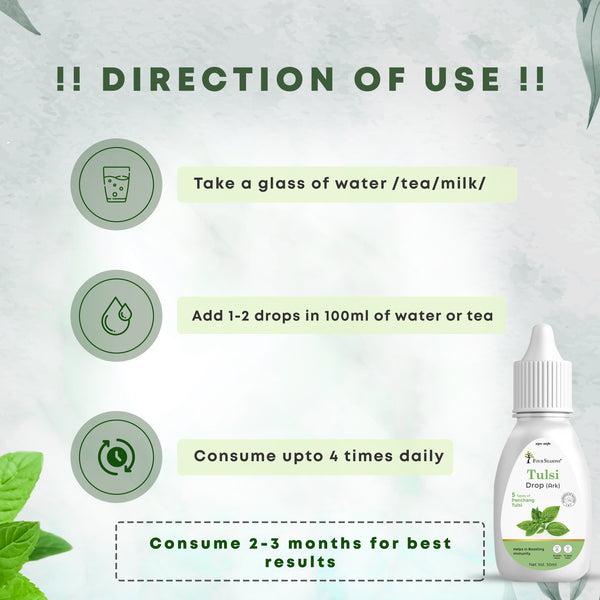 Tulsi Drops/Arka ( Panch Tulsi ) - Four Seasons Ayurveda