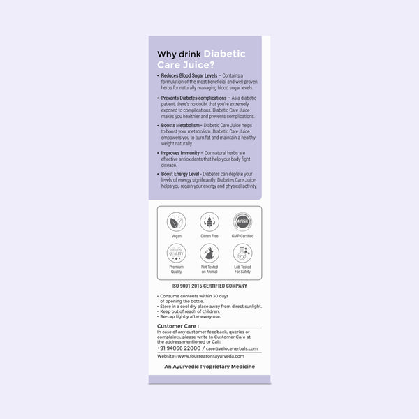 Diabetes Care Expert - Four Seasons Ayurveda