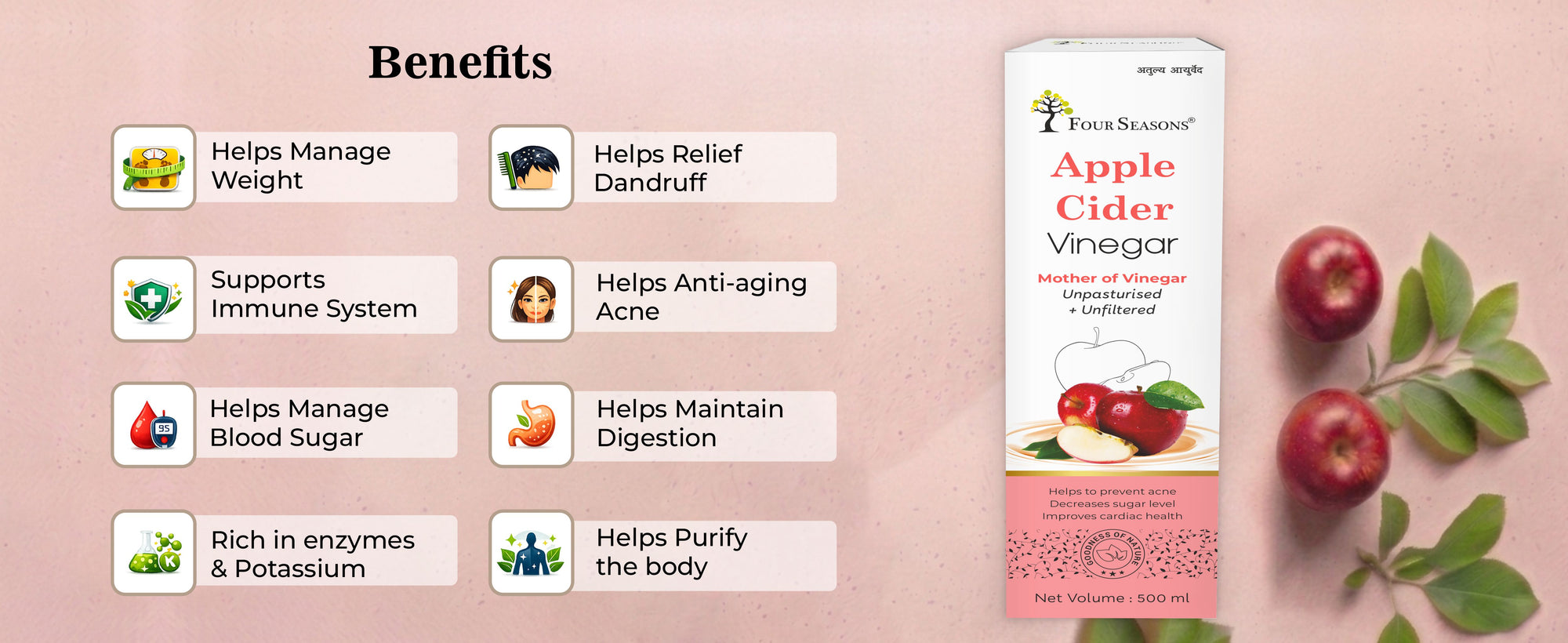 Apple Cider Vinegar ( Mother of Vinegar)