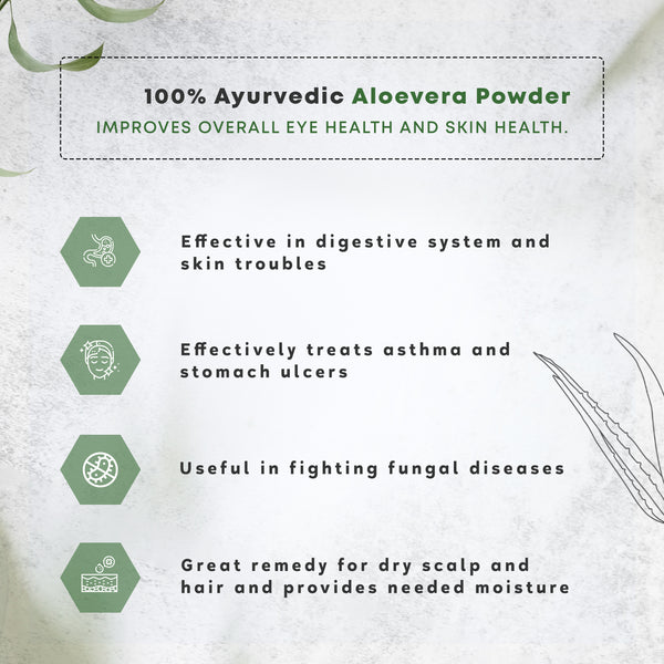 Aloevera (Ghritkumari) Powder - Four Seasons Ayurveda