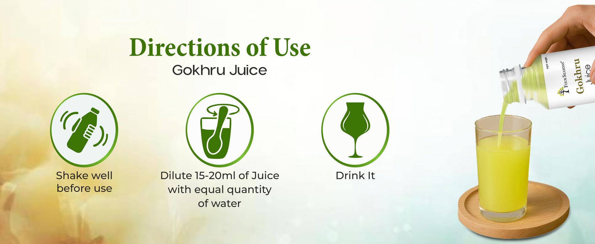 Gokhru Juice