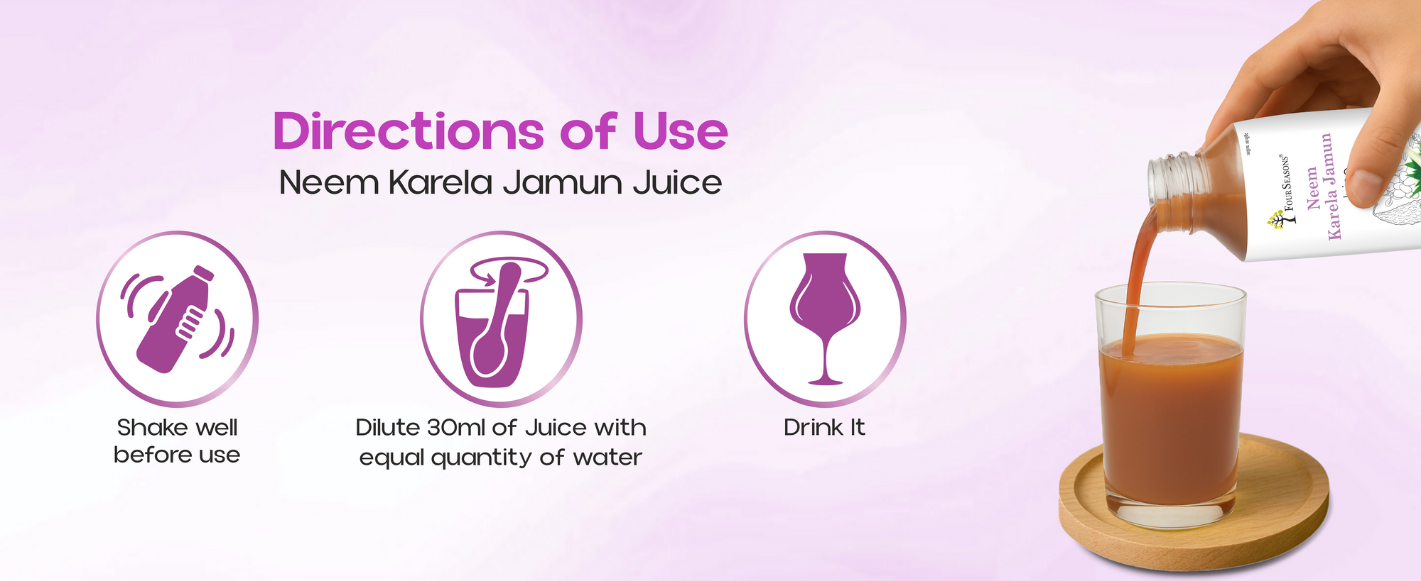 Neem Karela Jamun Juice