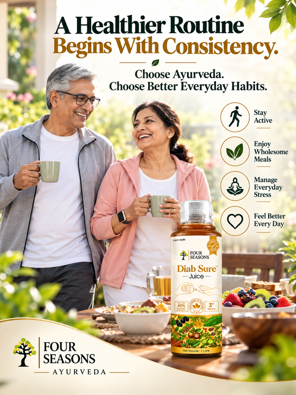 Four Seasons Clinically Tested Diab Sure Herbal Wellness Juice – 1 Litre