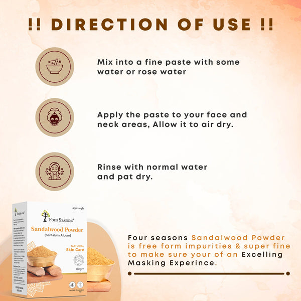 Sandalwood (Chandan) Face Pack Powder