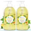 Lemon Tulsi & Aloevera | Deep Cleansing Ayurvedic Handwash 250ml + 250ml | Combo Pack of 2 - Four Seasons Ayurveda