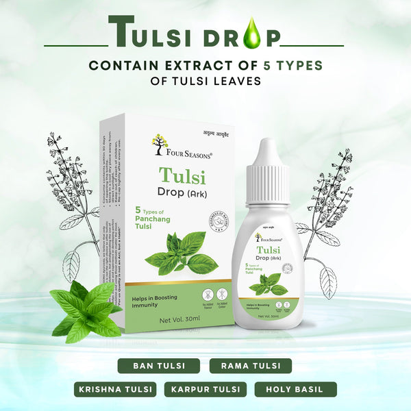 Tulsi Drops/Arka ( Panch Tulsi ) - Four Seasons Ayurveda