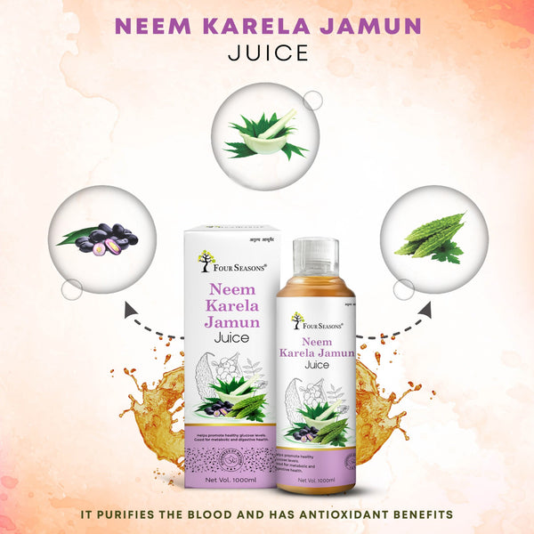 Neem Karela Jamun Juice - Four Seasons Ayurveda
