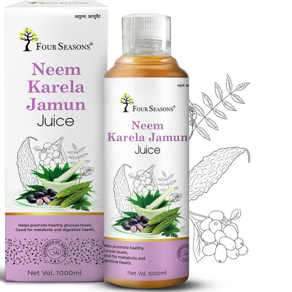 Neem Karela Jamun Juice - Four Seasons Ayurveda