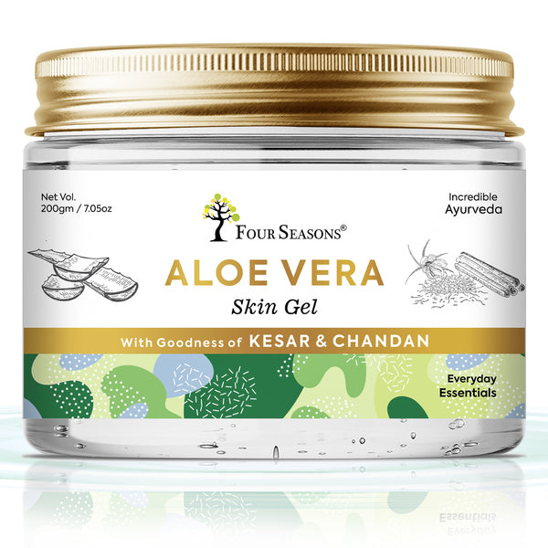 Aloevera Gel With Goodness Of Kesar & Chandan 200gm - Four Seasons Ayurveda