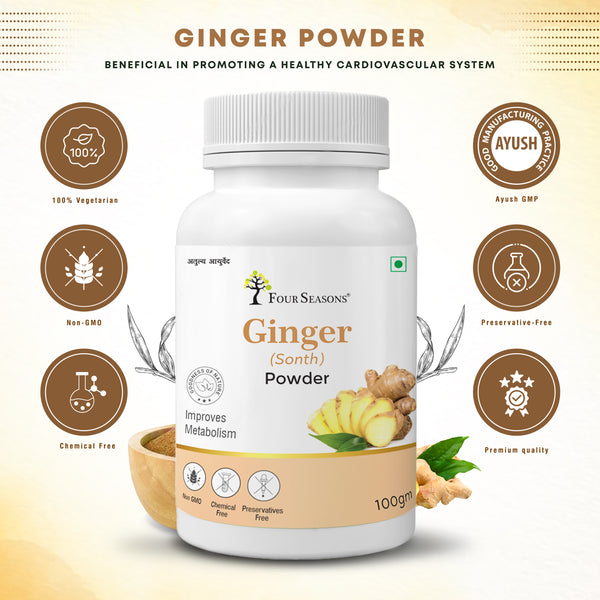 Ginger (Sonth) Powder - Four Seasons Ayurveda