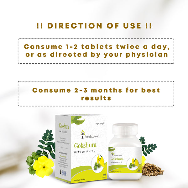 Gokshura Tablet - Four Seasons Ayurveda