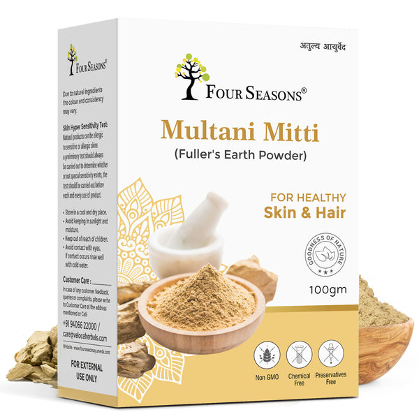 Multani Mitti Powder- Pack Of 3 - Four Seasons Ayurveda