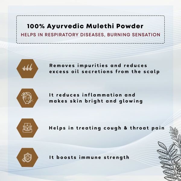 Mulethi (Licorice) Powder - Four Seasons Ayurveda