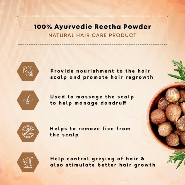 Reetha Powder - Four Seasons Ayurveda