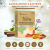 Sandalwood & Saffron | Handcrafted Bathing Bar - Pack of 5 - Four Seasons Ayurveda