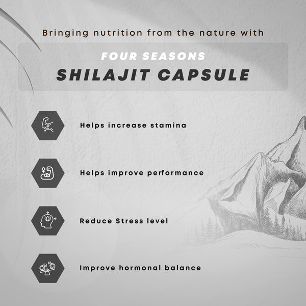 Shilajit Capsules - Four Seasons Ayurveda