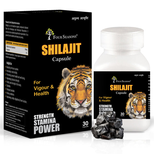 Shilajit Capsules - Four Seasons Ayurveda