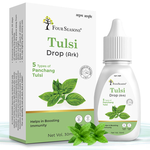 Tulsi Drops/Arka ( Panch Tulsi ) - Four Seasons Ayurveda