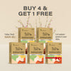 Sandalwood & Saffron | Handcrafted Bathing Bar - Pack of 5 - Four Seasons Ayurveda